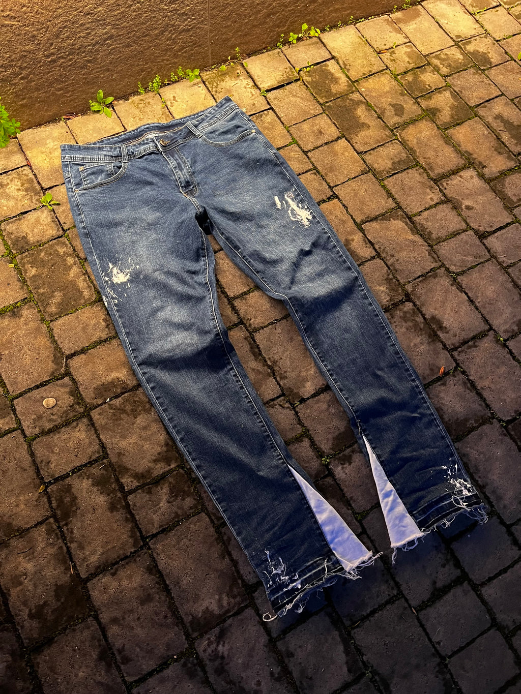 Chalk Flared Jeans