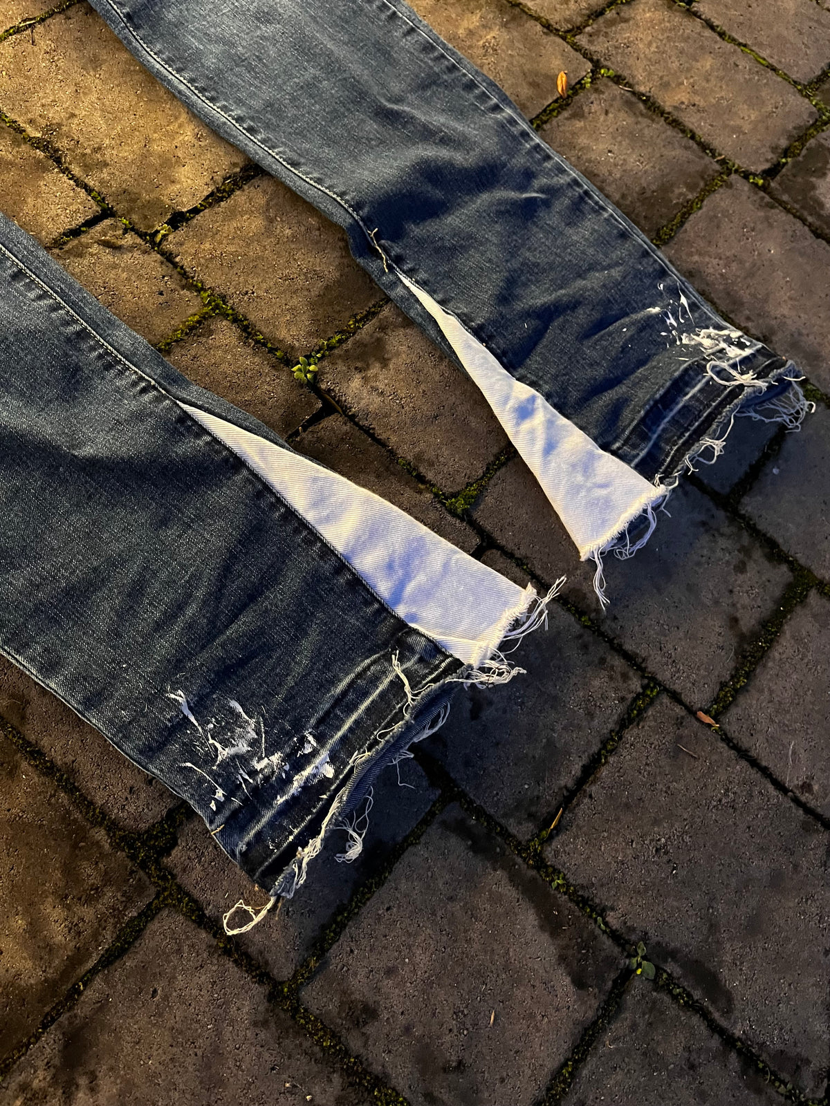 Chalk Flared Jeans