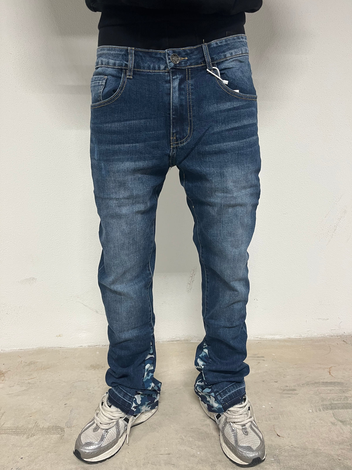 Blue Camo Flared