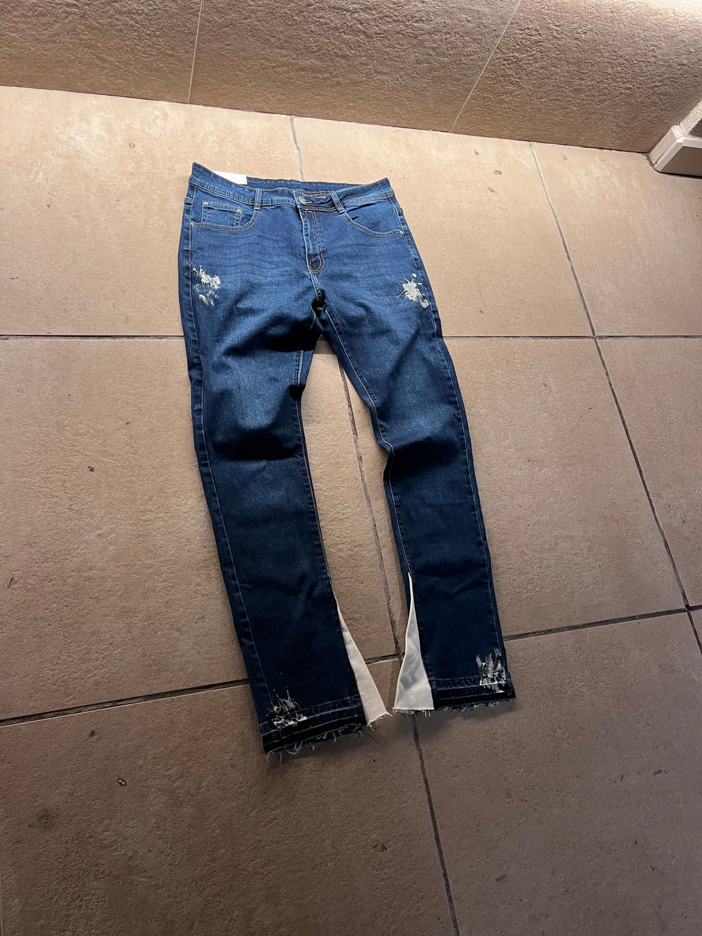 Chalk Flared Jeans