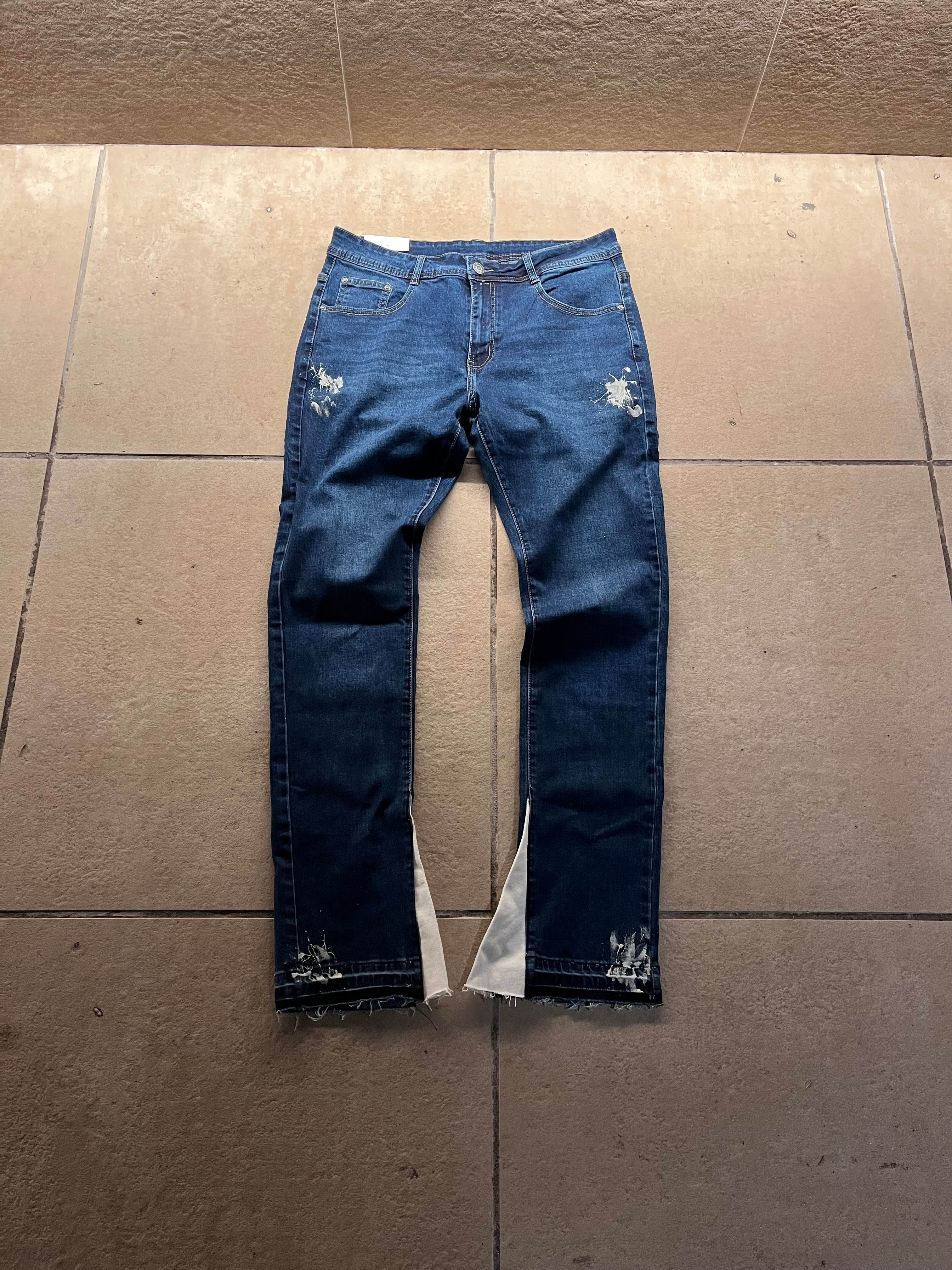 Chalk Flared Jeans